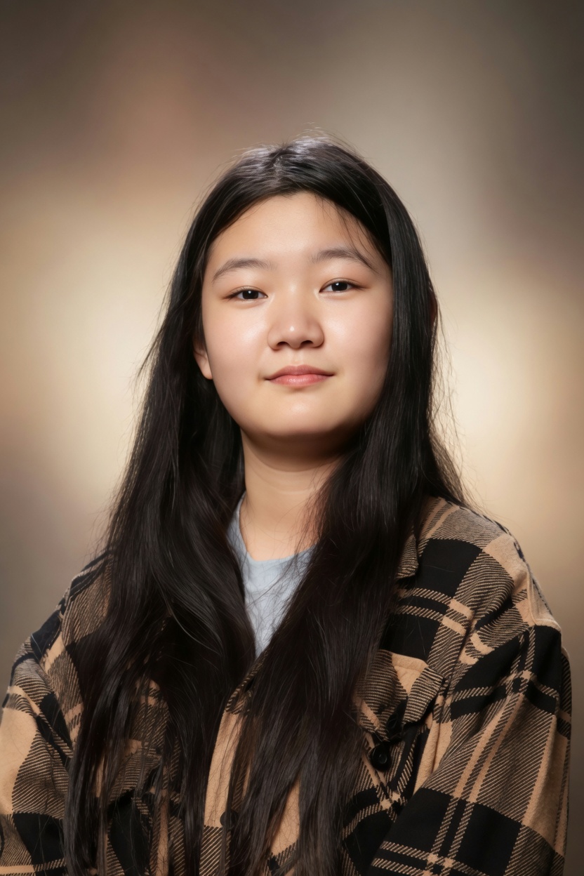 Portrait of Claire Zhang — student artist and Guzheng performer